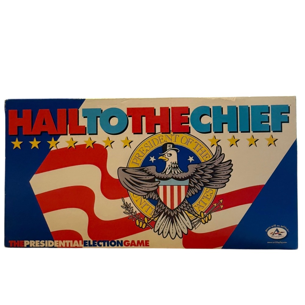 Aristoplay Hail to the Chief Board Game Vintage Election 2003 Complete